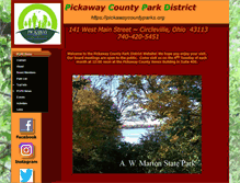 Tablet Screenshot of pickawaycountyparks.org